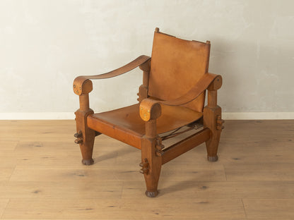 Brutalistischer Vintage Safari Sessel - Bild 1
