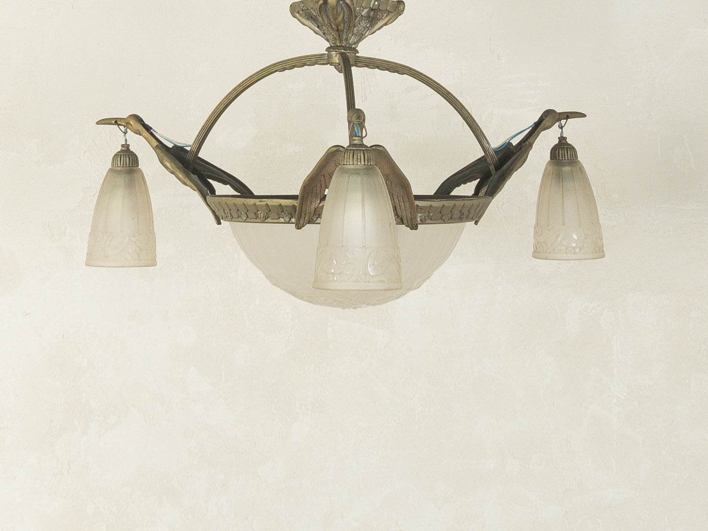 1920s Art Deco ceiling light