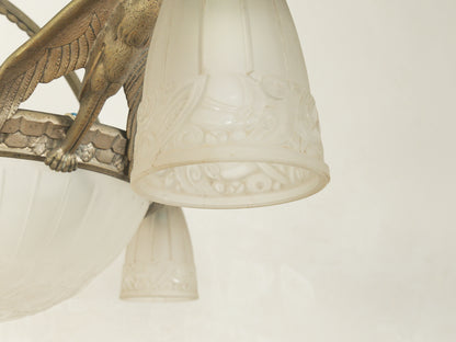 1920s Art Deco ceiling light