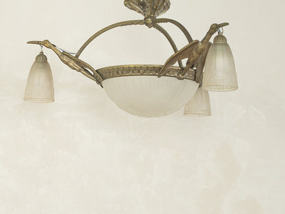 1920s Art Deco ceiling light