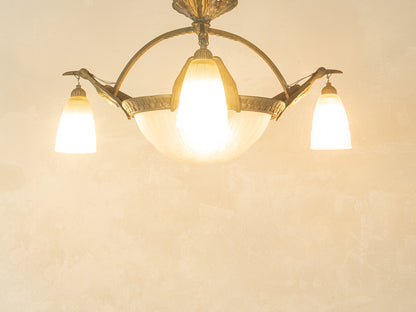 1920s Art Deco ceiling light