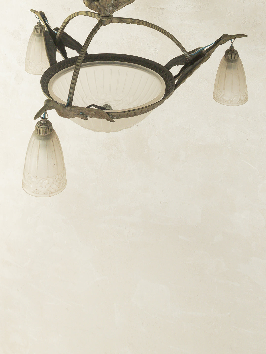1920s Art Deco ceiling light
