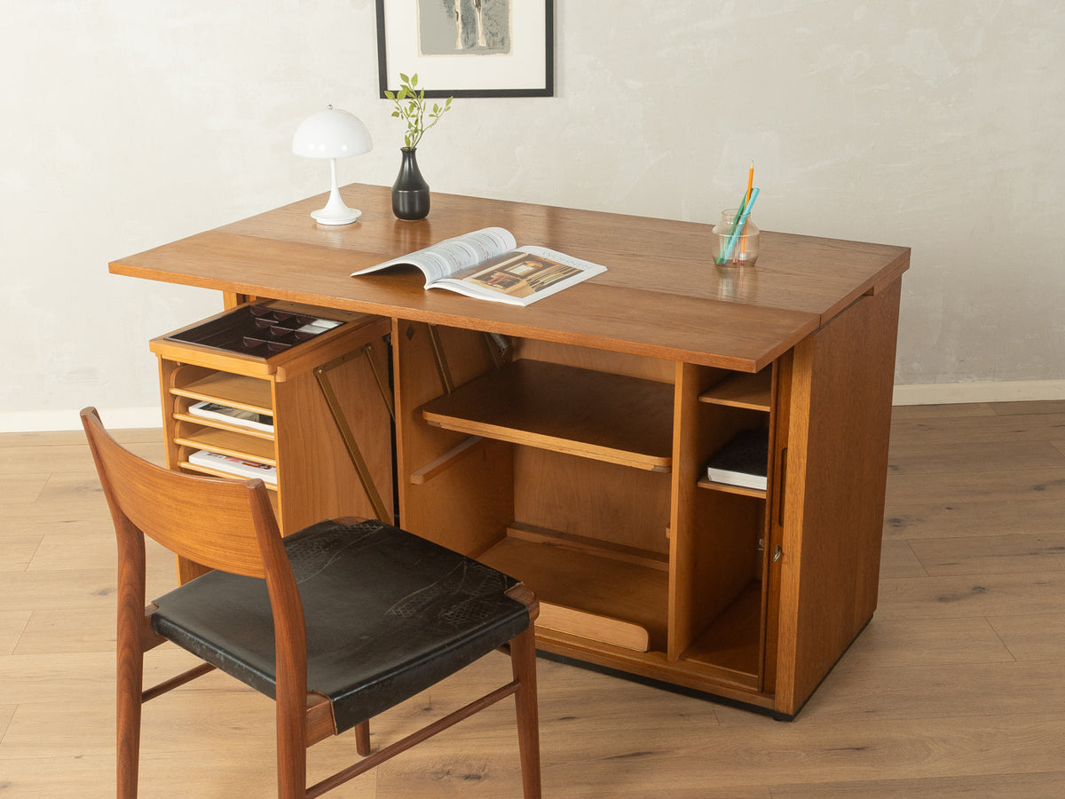 1960er Jahre Mid-Century Schreibtisch mit Funktion