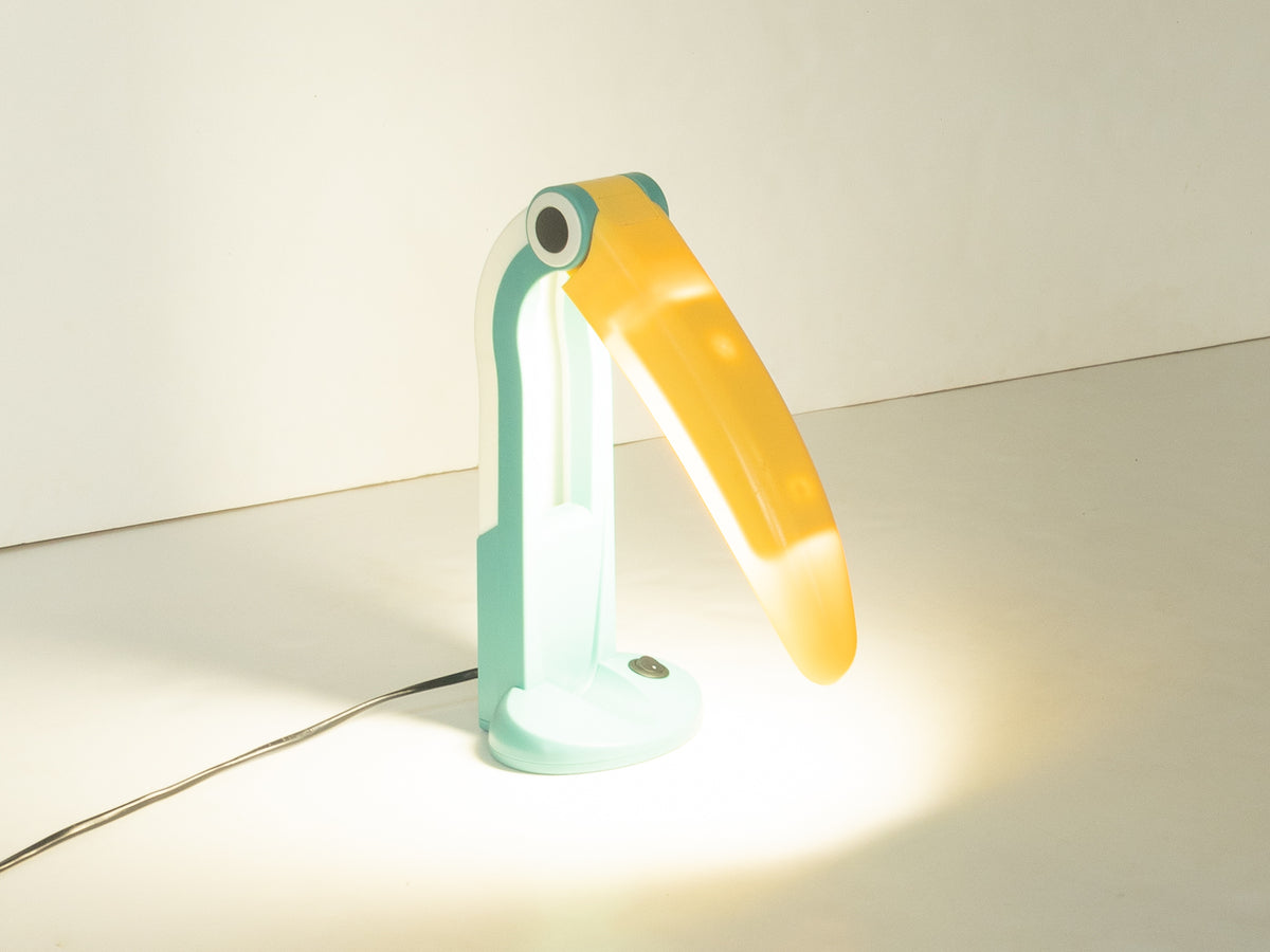 Tukan Lampe, H.T. Huang, 1980er Jahre