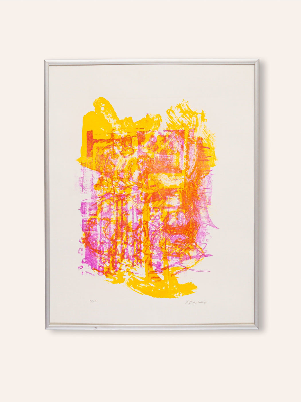 TROJANISCHE HELDEN, FARBLITHOGRAPHIE, 41 X 51 CM
