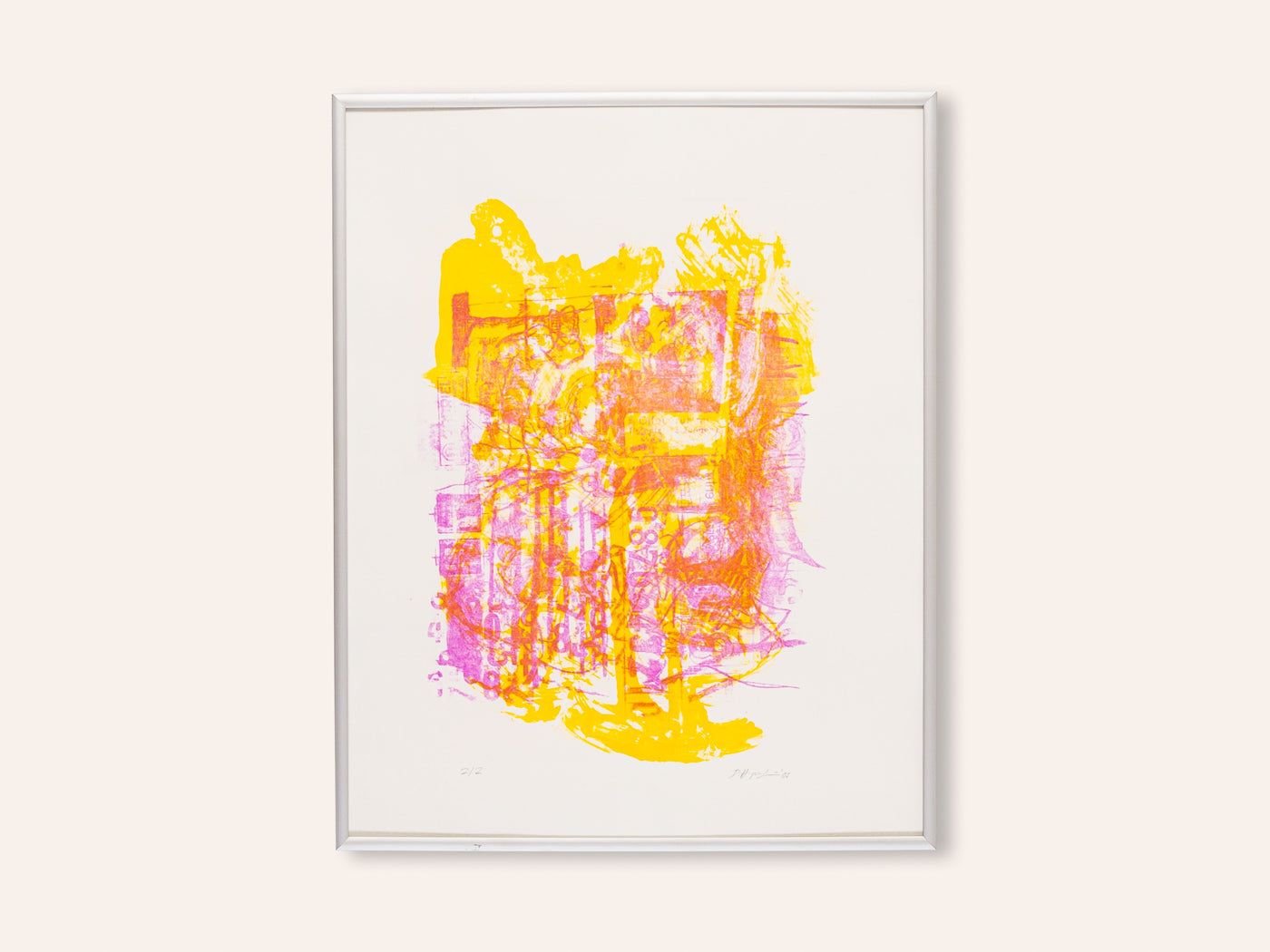 TROJANISCHE HELDEN, FARBLITHOGRAPHIE, 41 X 51 CM