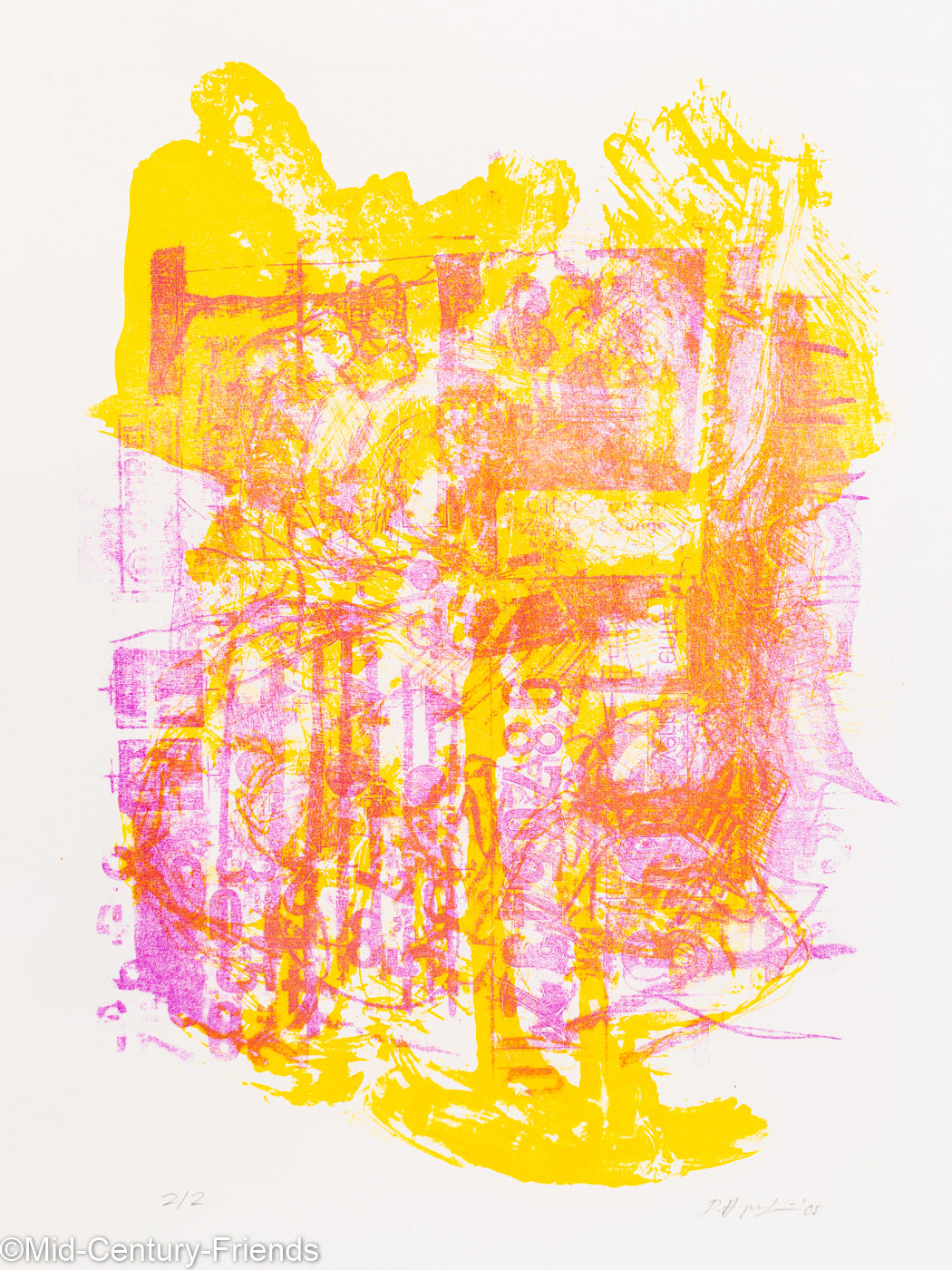 TROJANISCHE HELDEN, FARBLITHOGRAPHIE, 41 X 51 CM