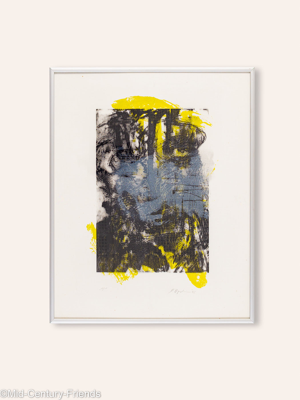 At Night, Farblithographie, 41 x 51 cm