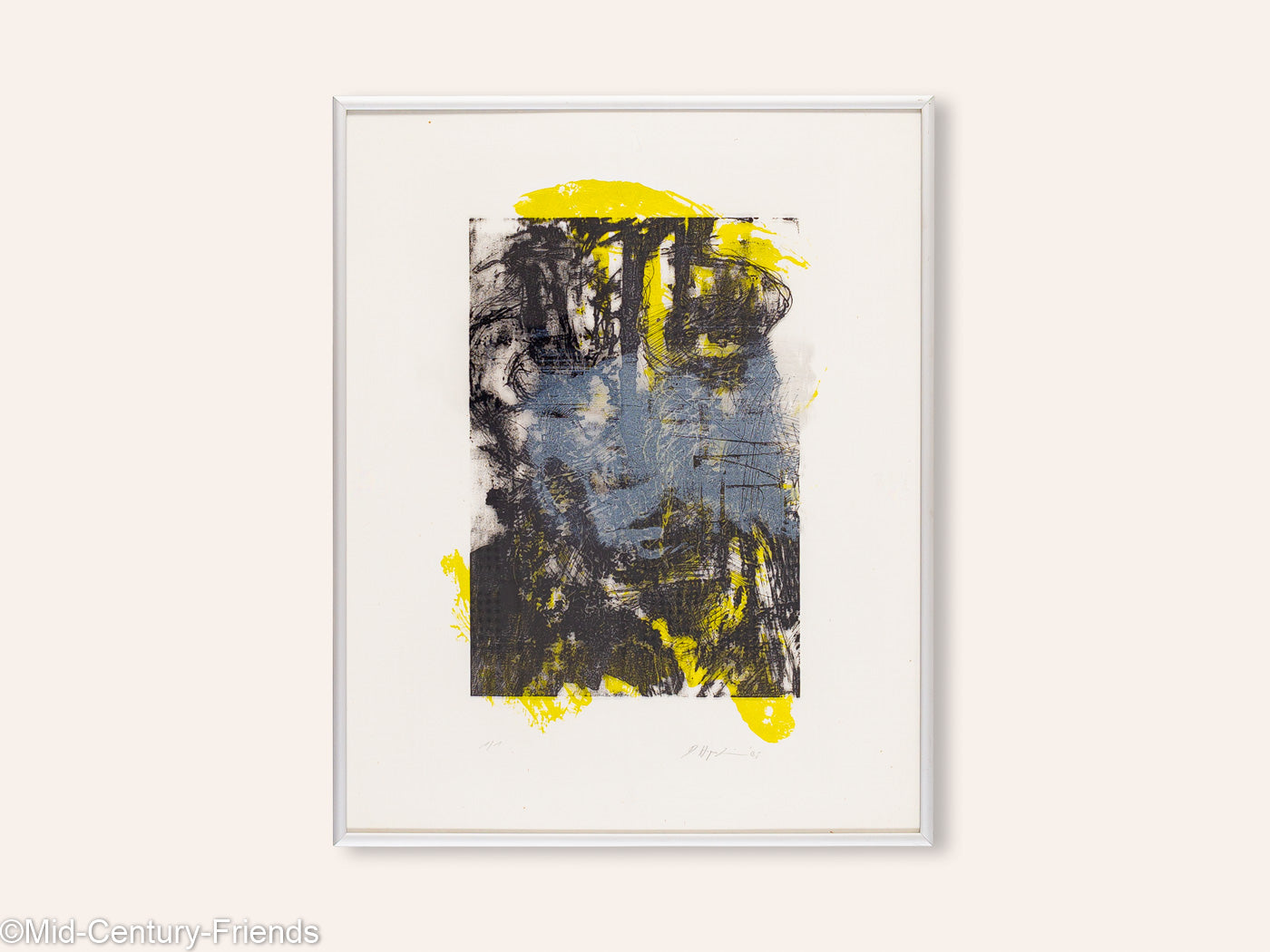 At Night, Farblithographie, 41 x 51 cm