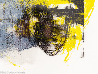 At Night, Farblithographie, 41 x 51 cm