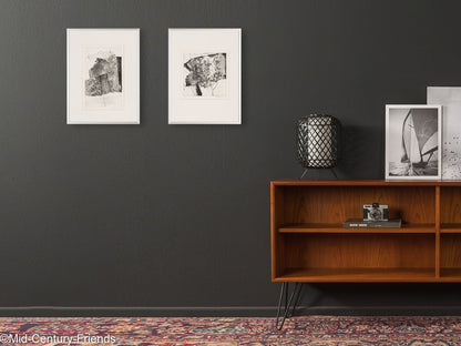 Fragmente, S/W Radierung (Set), 31 x 41 cm