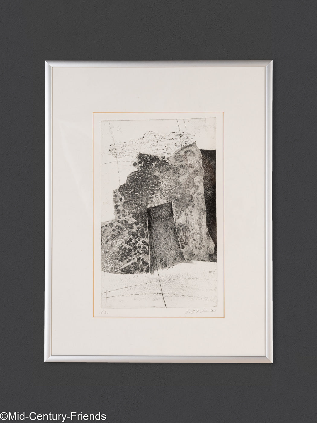 Fragmente, S/W Radierung (Set), 31 x 41 cm