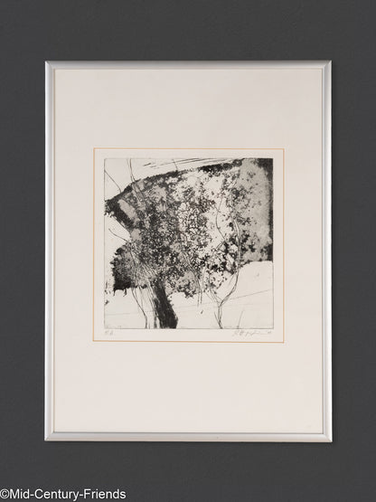 Fragmente, S/W Radierung (Set), 31 x 41 cm