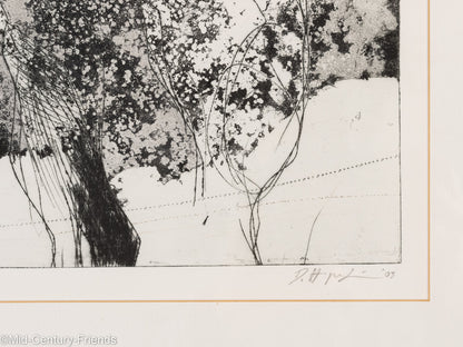 Fragmente, S/W Radierung (Set), 31 x 41 cm
