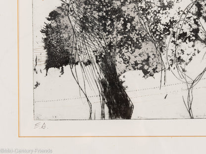 Fragmente, S/W Radierung (Set), 31 x 41 cm