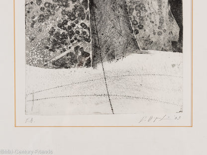 Fragmente, S/W Radierung (Set), 31 x 41 cm