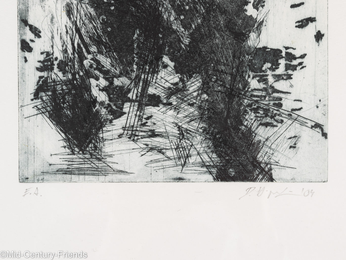 Day and Night, S/W Holzschnitt (Set), 31 x 41 cm