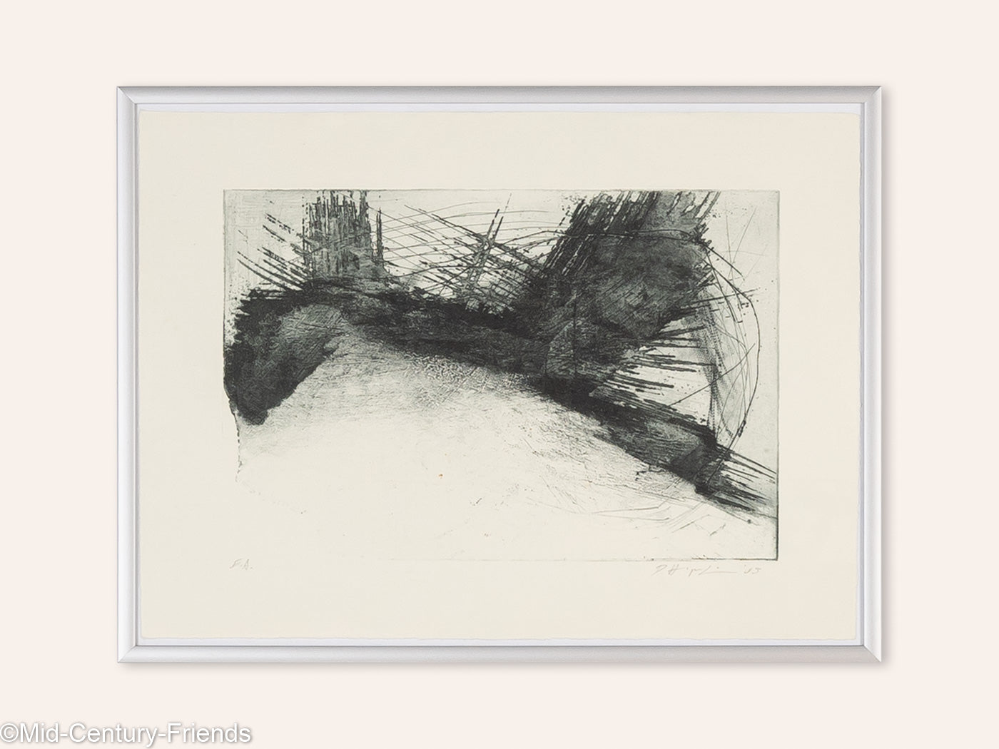 Day and Night, S/W Holzschnitt (Set), 31 x 41 cm