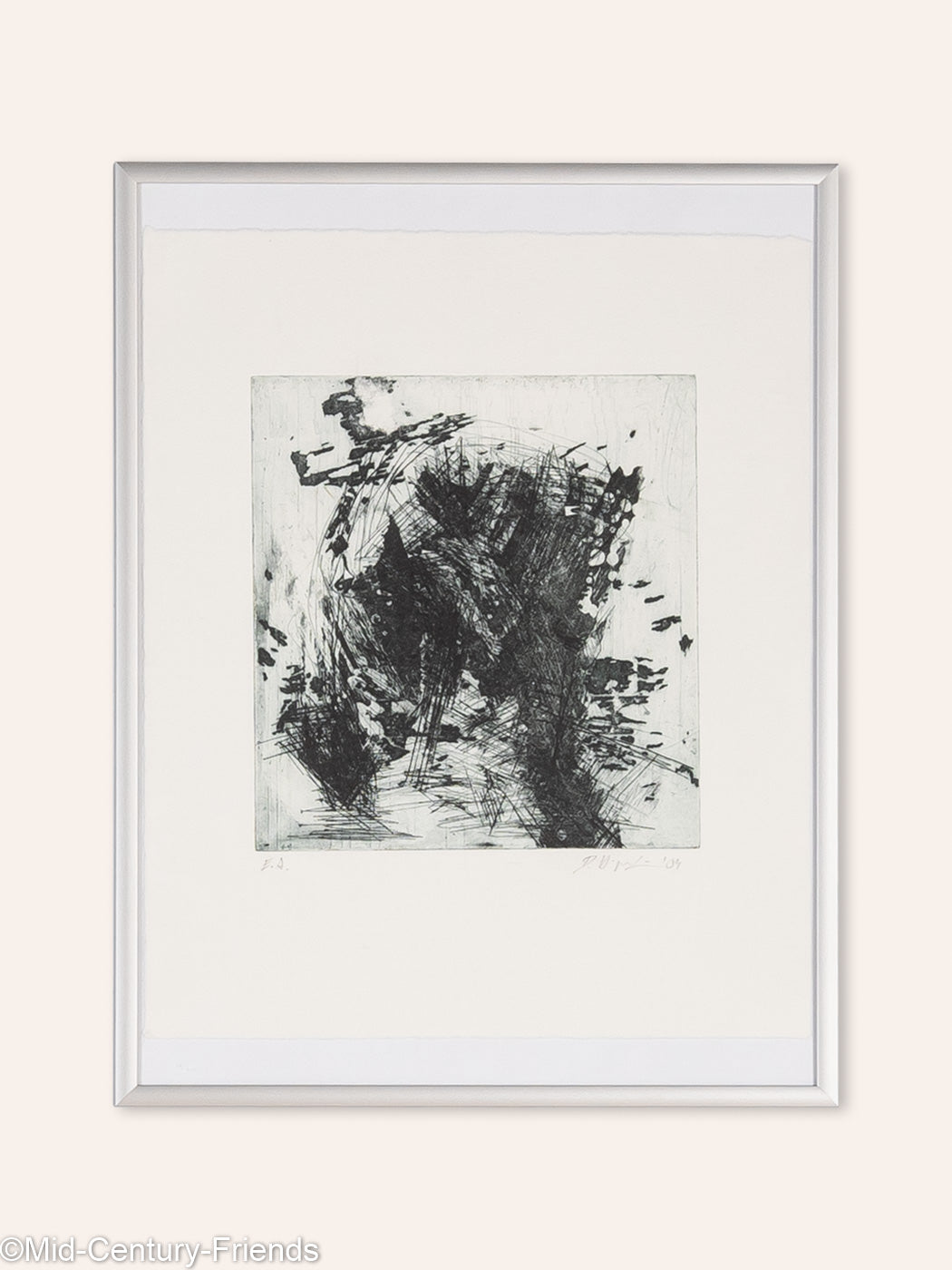 Day and Night, S/W Holzschnitt (Set), 31 x 41 cm