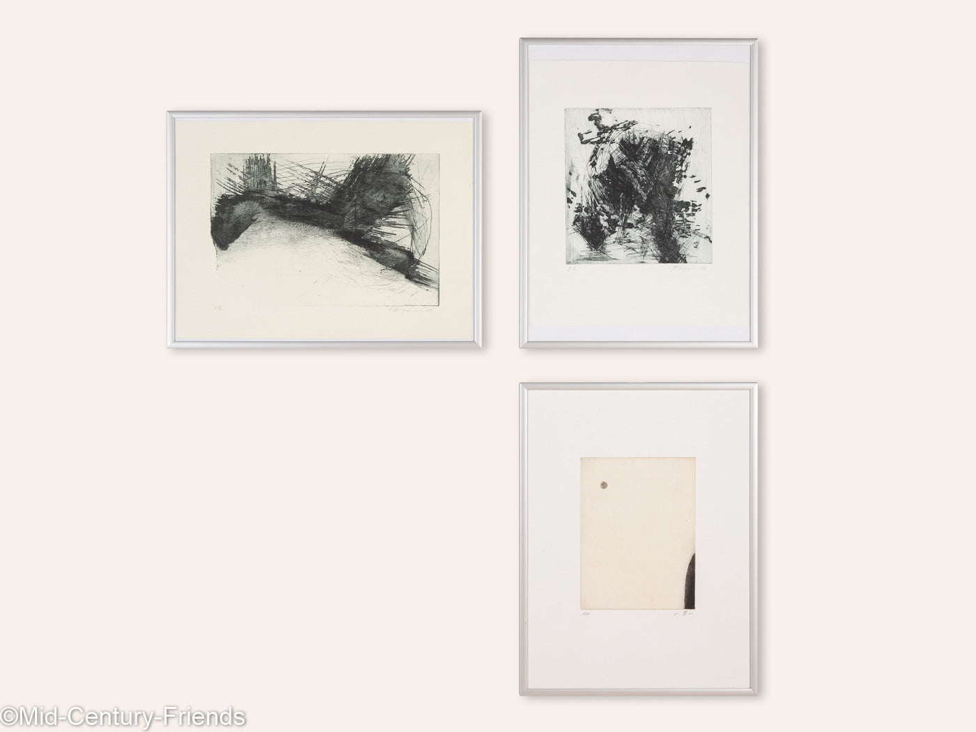 Day and Night, S/W Holzschnitt (Set), 31 x 41 cm
