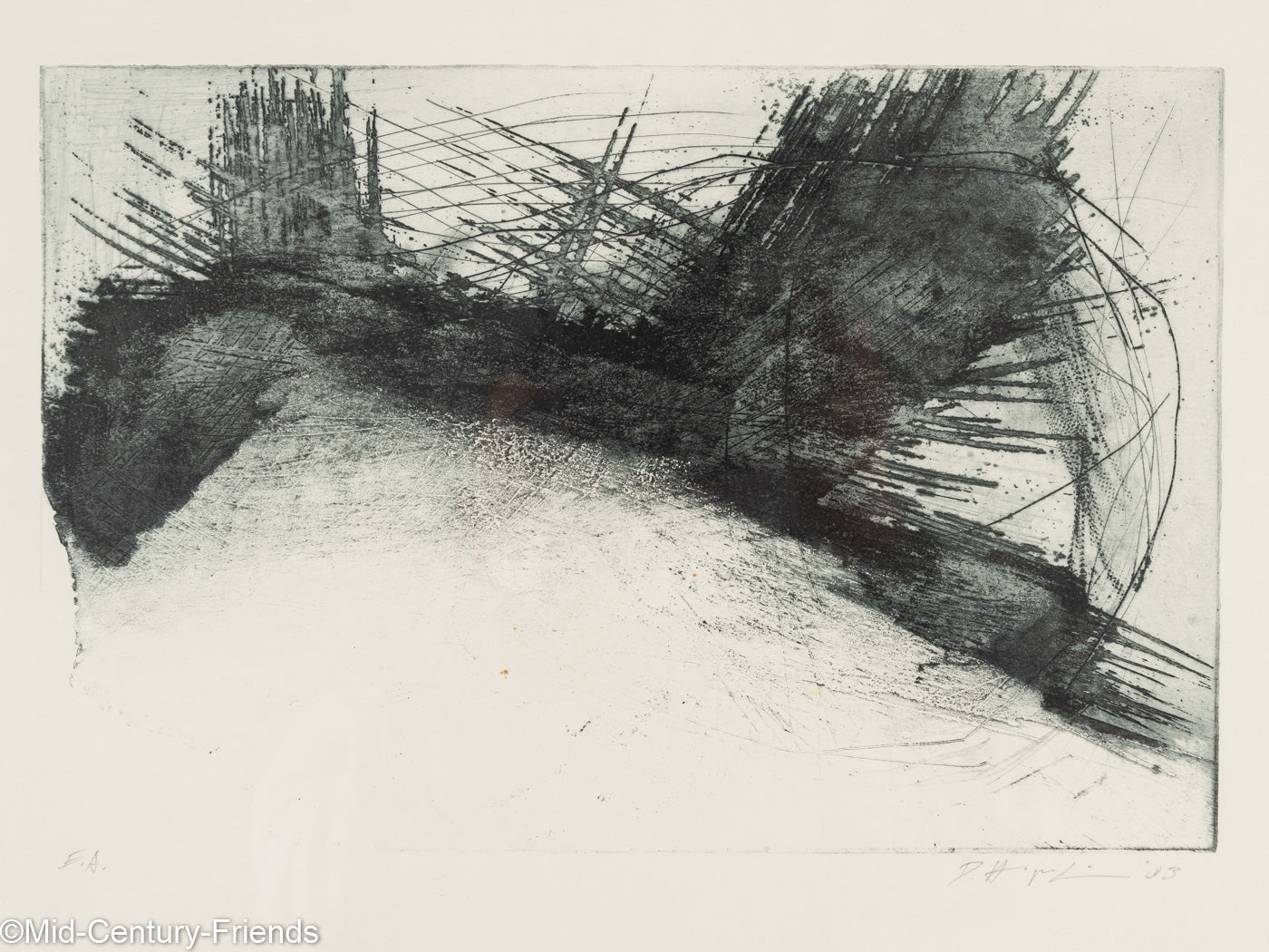 Day and Night, S/W Holzschnitt (Set), 31 x 41 cm