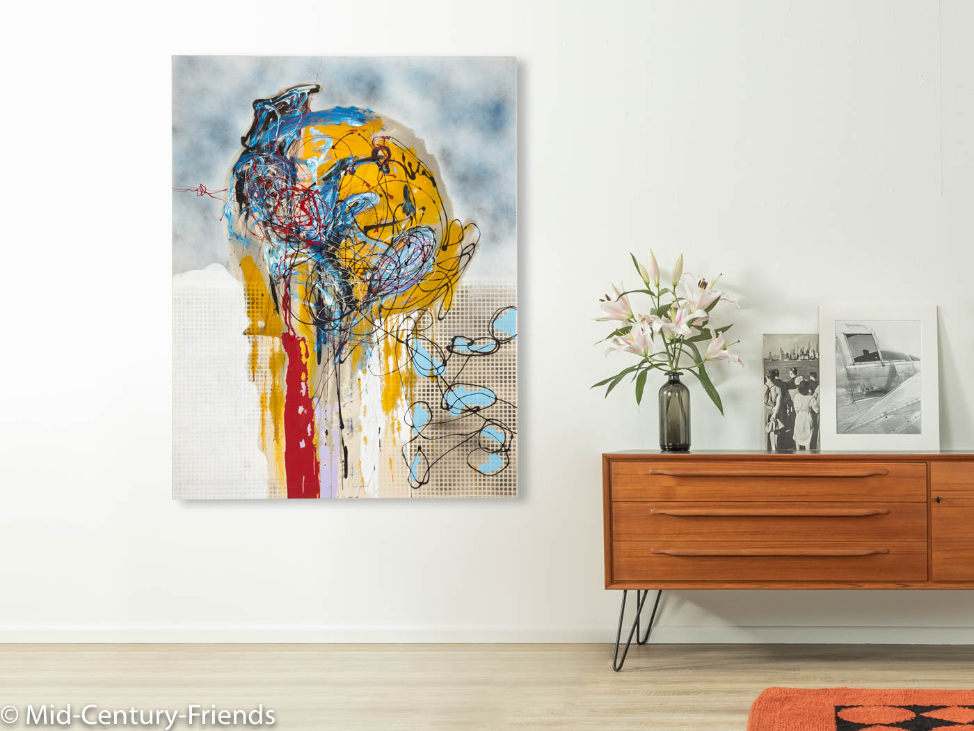 Ideas, Mischtechnik auf Leinwand, 120 x 155 cm