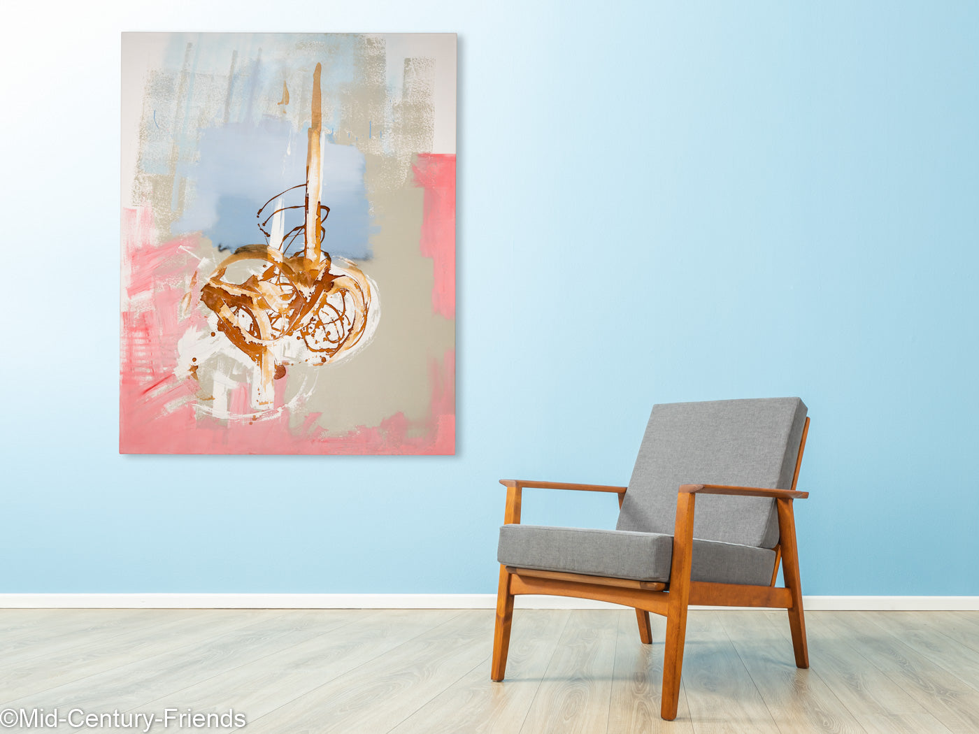 Auf dem Weg, Acryl und Öl auf Leinwand, 120 x 150 cm