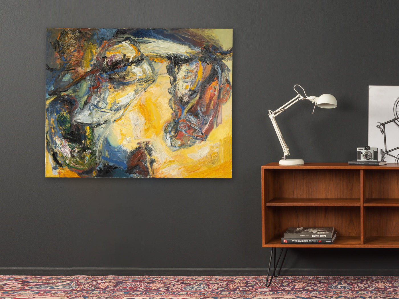 Asger, Öl auf Leinwand, 80 x 100 cm