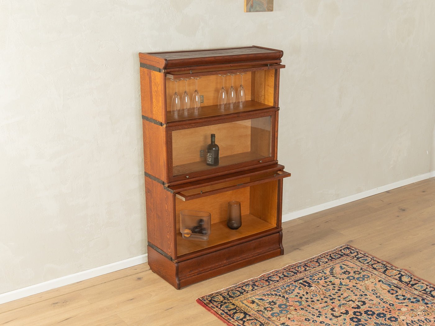 1900er Jahre Büchervitrine, Zeiss Union - Mid Century Friends - Vintage - Retro - Mid Century