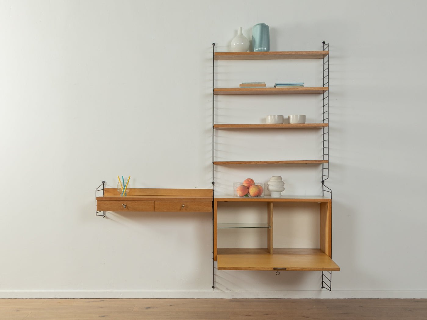 1950er Jahre Regalsystem, Nils Strinning - Mid Century Friends - Vintage - Retro - Mid Century