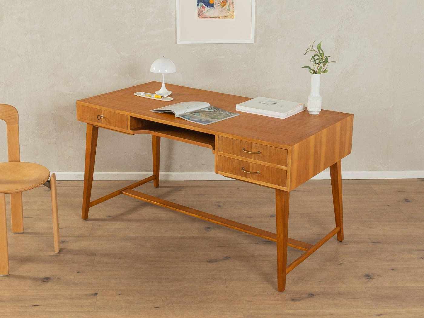1950er Jahre Schreibtisch, Georg Satink, WK Möbel - Mid Century Friends - Vintage - Retro - Mid Century