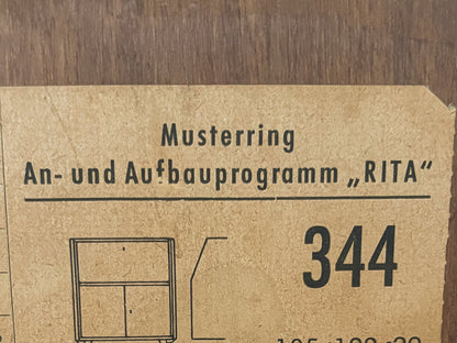 1950er Jahre Sekretär, Musterring - Mid Century Friends - Vintage - Retro - Mid Century