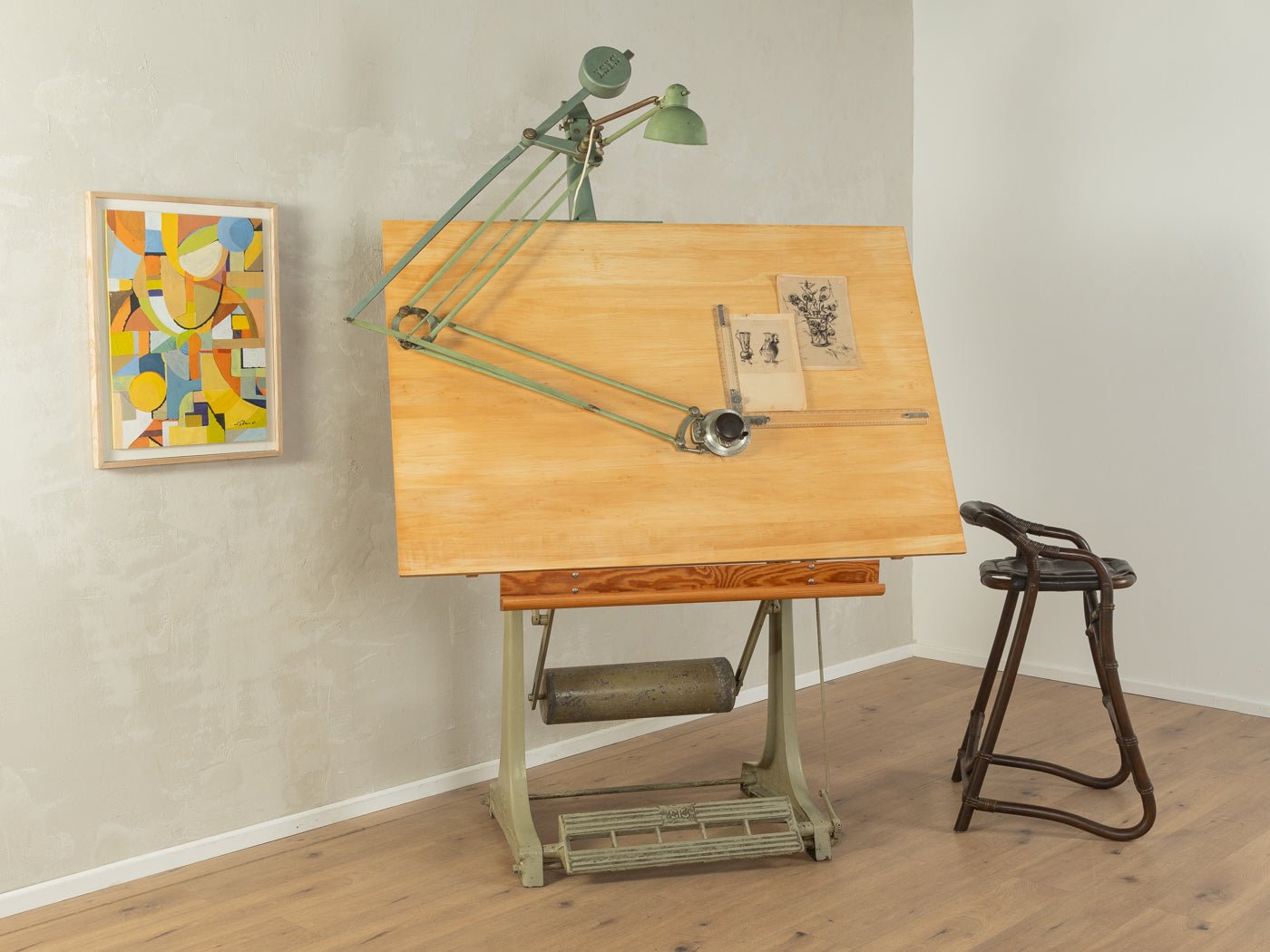 1950er Jahre Zeichentisch, Isis - Mid Century Friends - Vintage - Retro - Mid Century