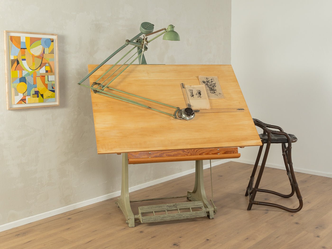 1950er Jahre Zeichentisch, Isis - Mid Century Friends - Vintage - Retro - Mid Century