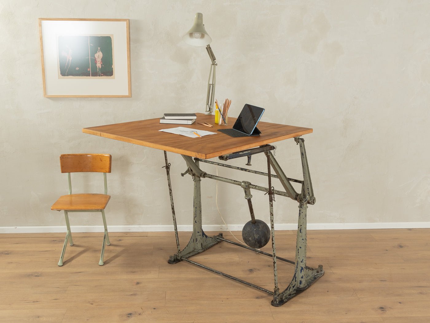 1950er Jahre Zeichentisch - Mid Century Friends - Vintage - Retro - Mid Century
