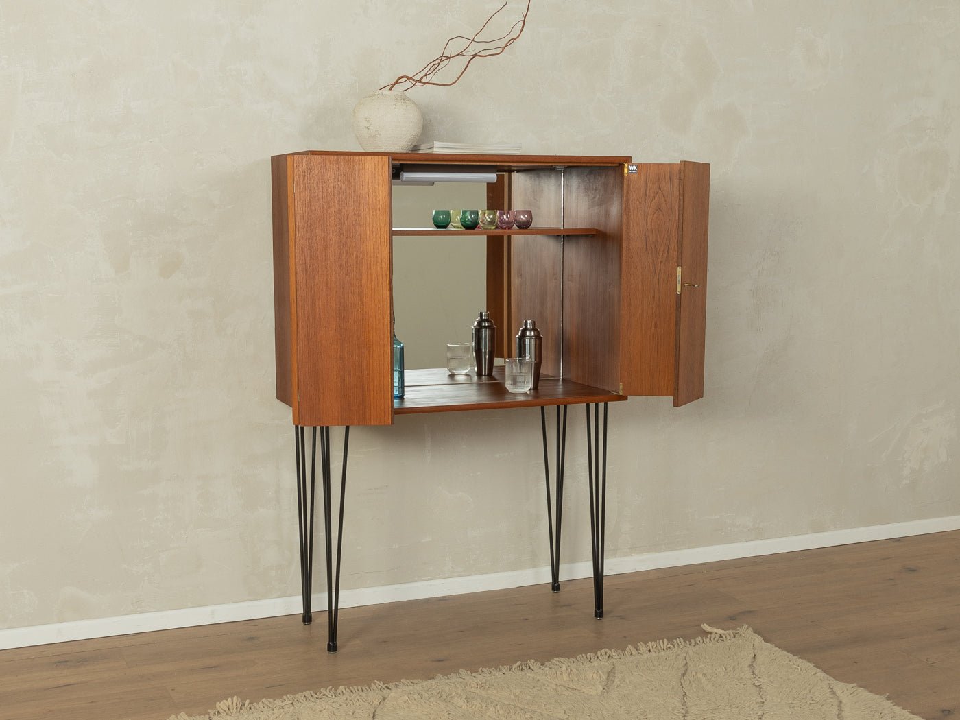 1960er Jahre Barschrank, WK Möbel - Mid Century Friends - Vintage - Retro - Mid Century