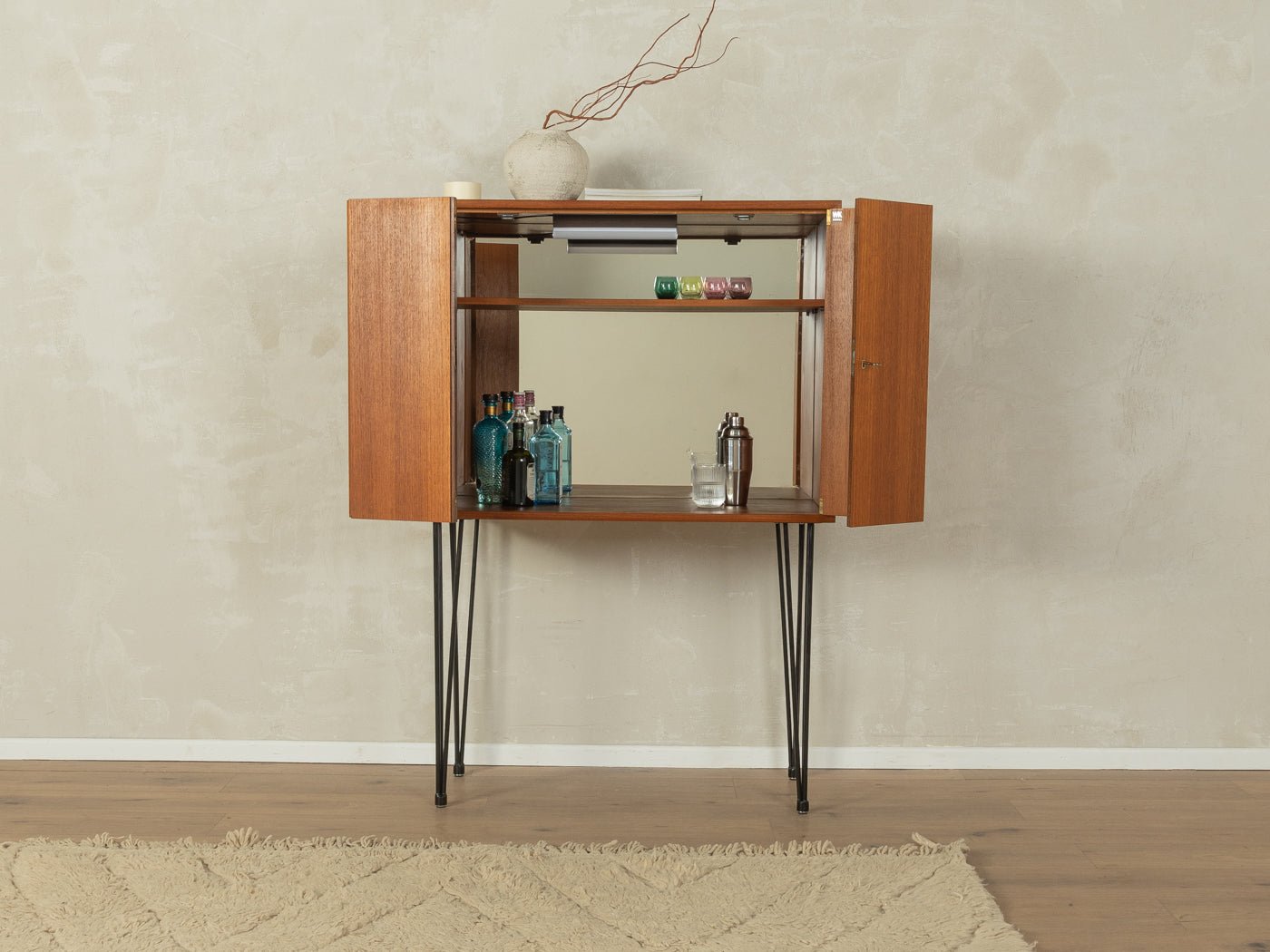 1960er Jahre Barschrank, WK Möbel - Mid Century Friends - Vintage - Retro - Mid Century