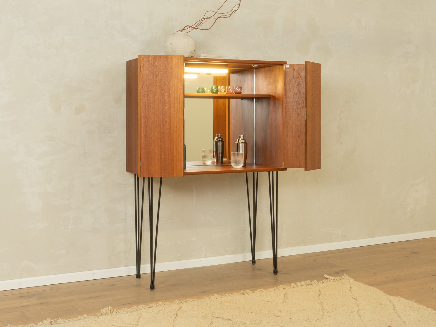 1960er Jahre Barschrank, WK Möbel - Mid Century Friends - Vintage - Retro - Mid Century