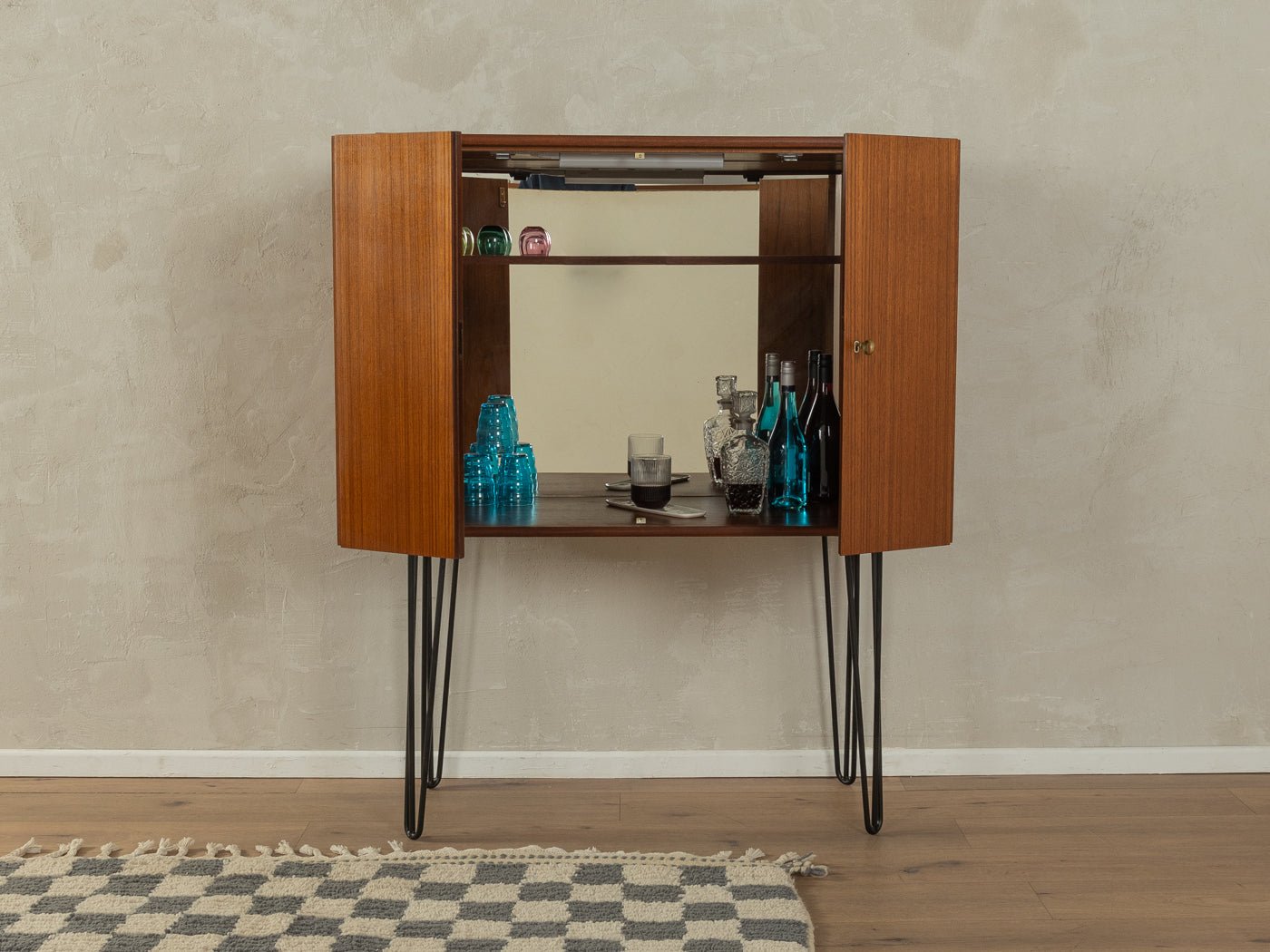1960er Jahre Barschrank, WK Möbel - Mid Century Friends - Vintage - Retro - Mid Century