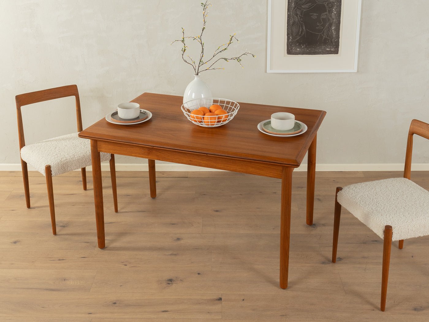 1960er Jahre Esstisch, Burchardt - Nielsen Møbelfabrik - Mid Century Friends - Vintage - Retro - Mid Century