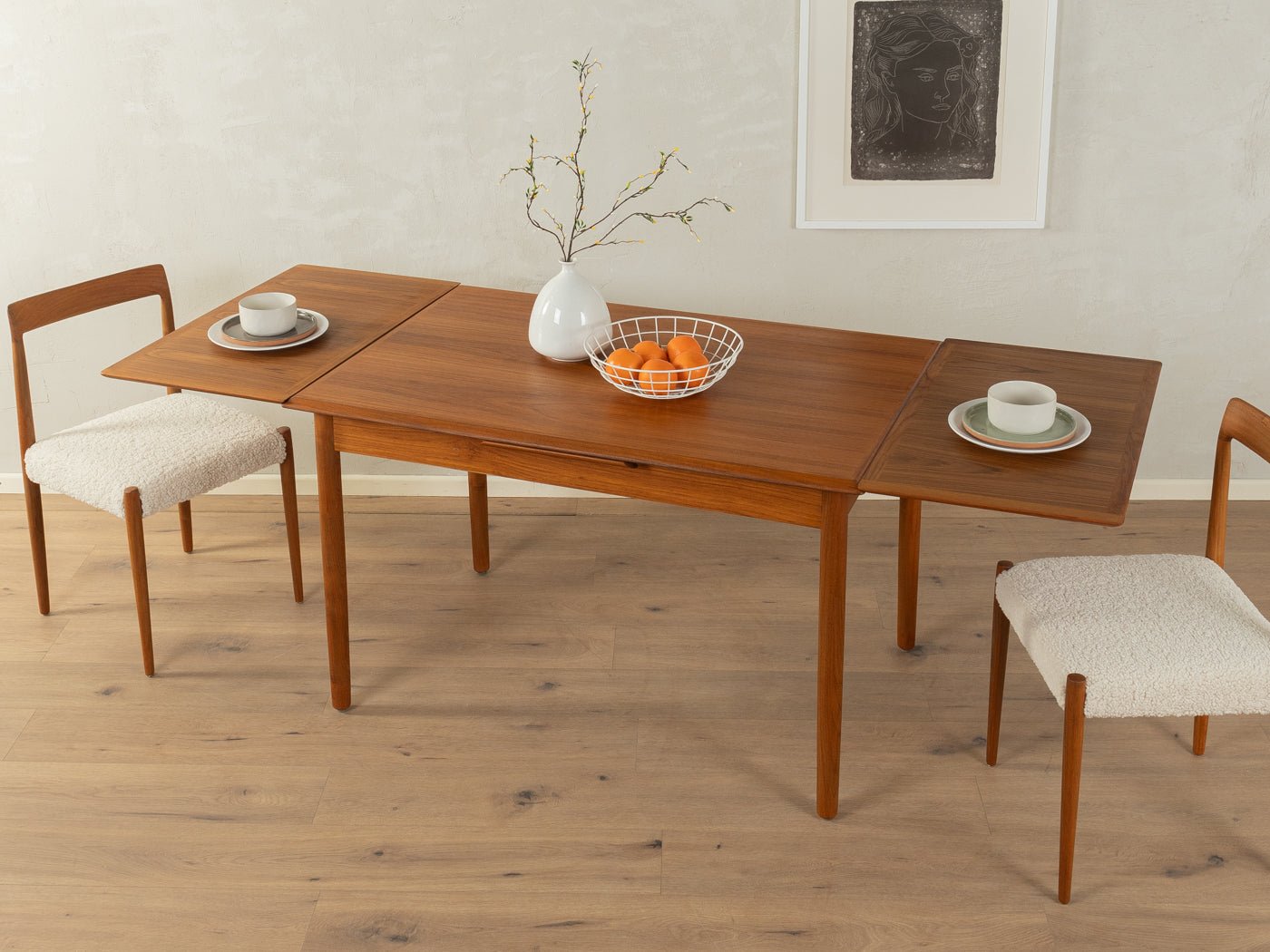 1960er Jahre Esstisch, Burchardt - Nielsen Møbelfabrik - Mid Century Friends - Vintage - Retro - Mid Century
