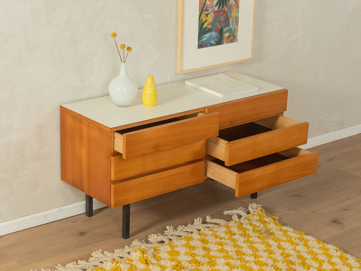 1960er Jahre Kommode, Musterring - Mid Century Friends - Vintage - Retro - Mid Century