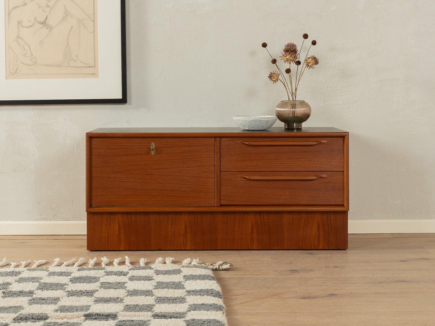 1960er Jahre Lowboard, Heinrich Riestenpatt - Mid Century Friends - Vintage - Retro - Mid Century