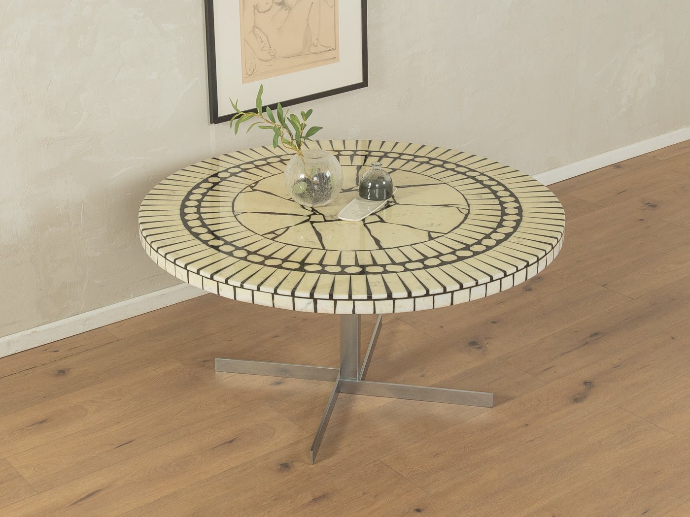1960er Jahre Mosaik - Couchtisch, Berthold Müller - Oerlinghausen - Mid Century Friends - Vintage - Retro - Mid Century