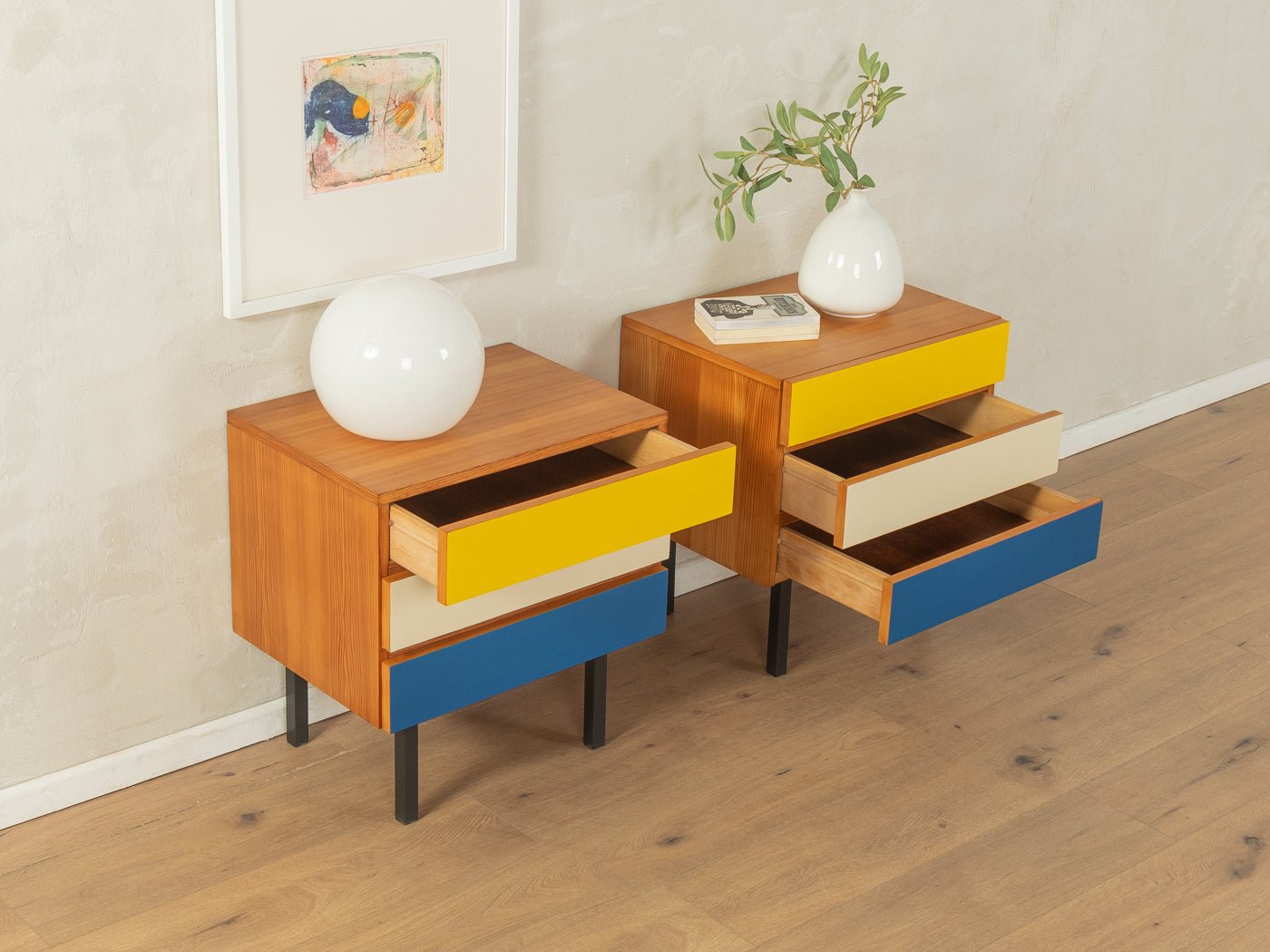 1960er Jahre Nachttische, Musterring - Mid Century Friends - Vintage - Retro - Mid Century