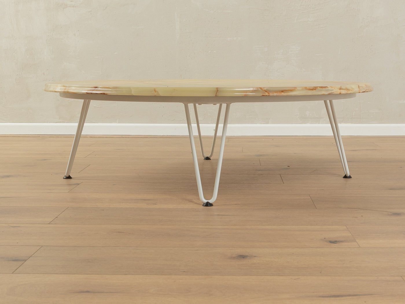 1960er Jahre Onyx Couchtisch, Ø 100 cm - Mid Century Friends - Vintage - Retro - Mid Century