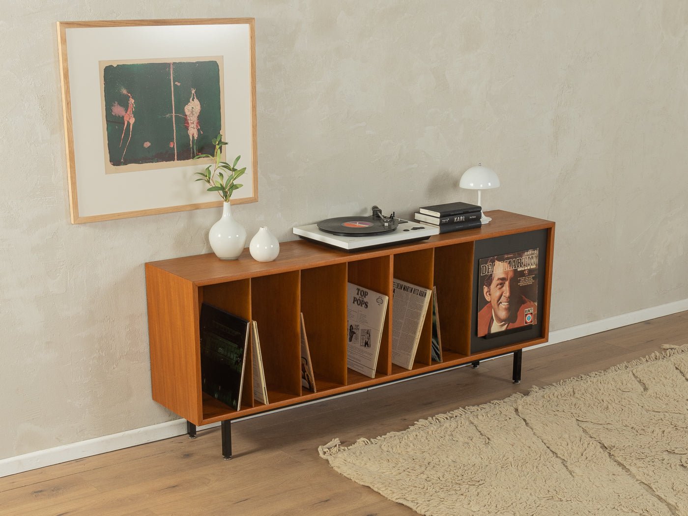 1960er Jahre Schallplattenschrank, WK Möbel - Mid Century Friends - Vintage - Retro - Mid Century