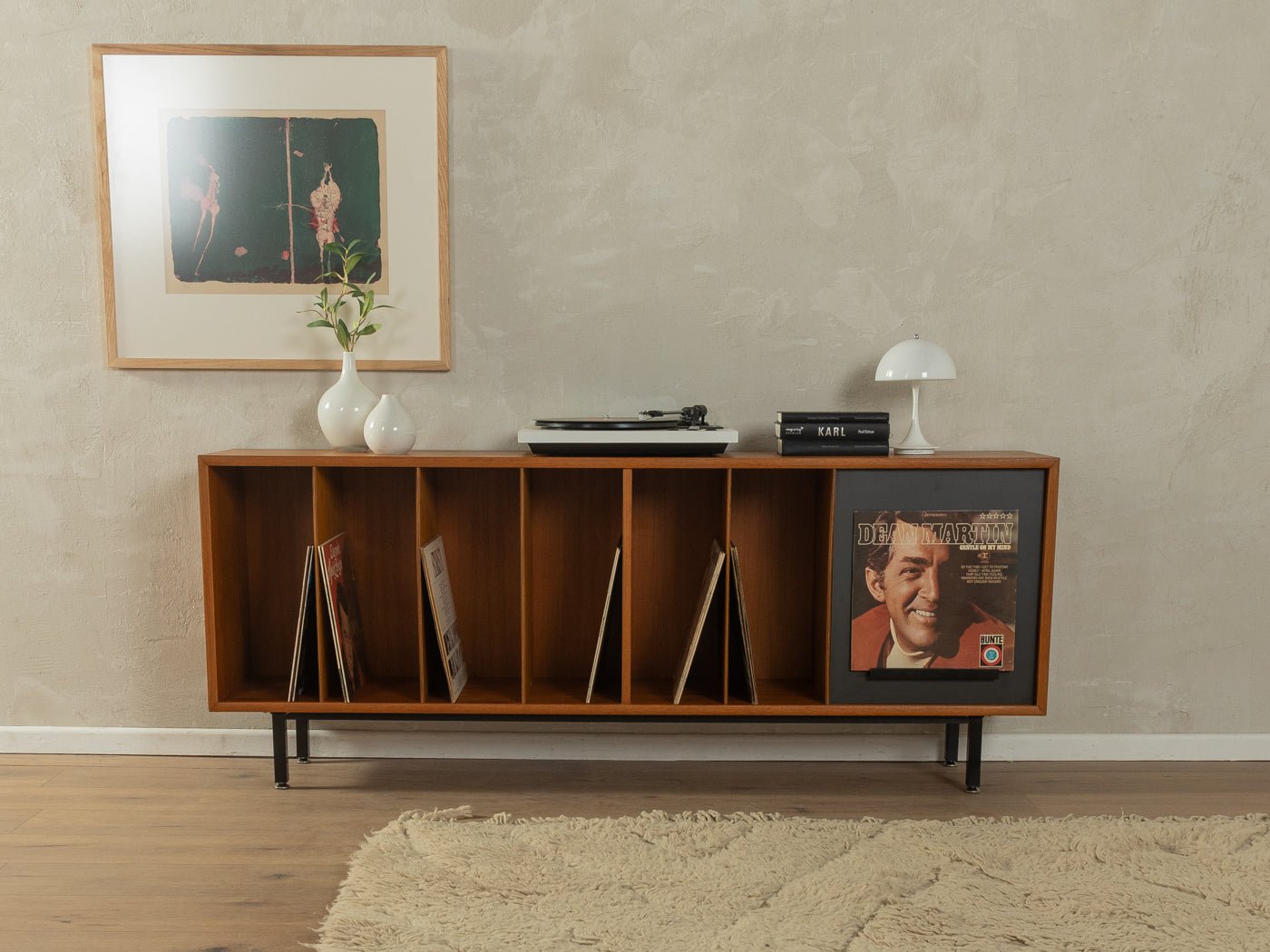 1960er Jahre Schallplattenschrank, WK Möbel - Mid Century Friends - Vintage - Retro - Mid Century