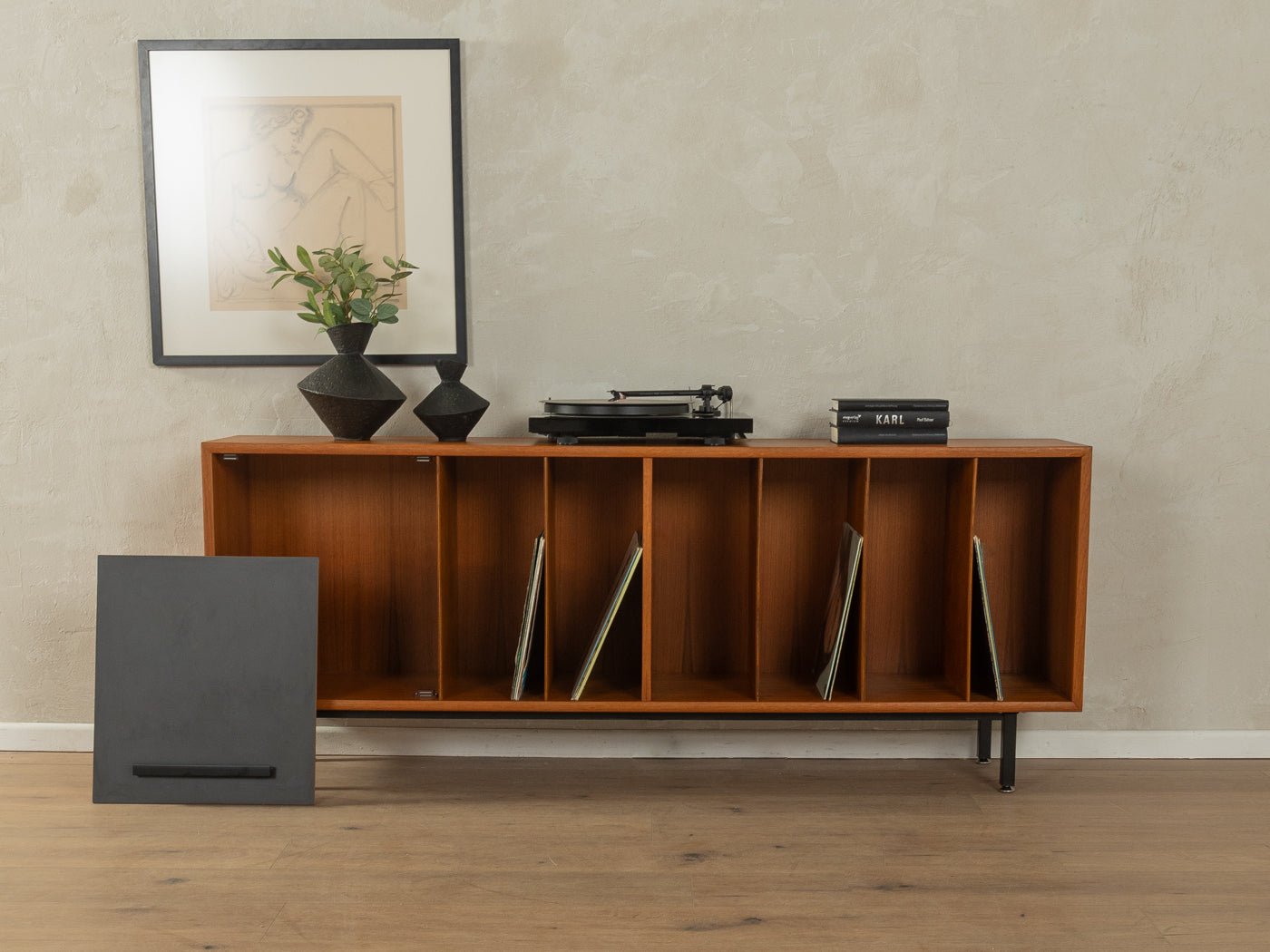 1960er Jahre Schallplattenschrank, WK Möbel - Mid Century Friends - Vintage - Retro - Mid Century