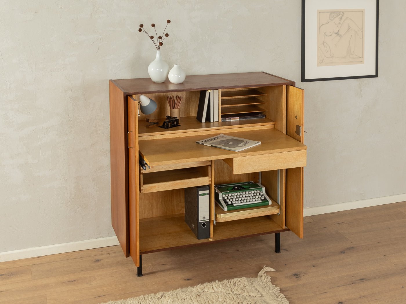 1960er Jahre Schreibschrank - Mid Century Friends - Vintage - Retro - Mid Century